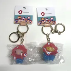 サンリオキャラクターズミャクミャクなりきり立体クリアカラーキーホルダー 2セット