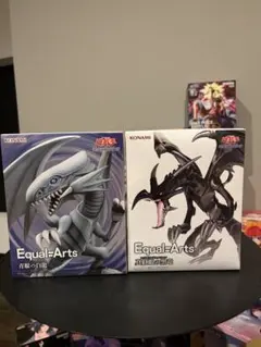 【未開封】遊戯王　Equal Arts 真紅眼の黒龍・青眼の白龍 セット