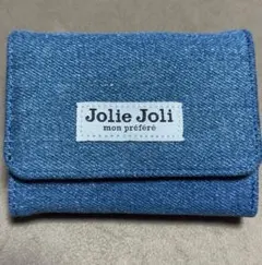 完全売切り300円! Jolie joli ジョリージョリ　三つ折り財布　ブルー