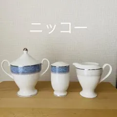 ⚫︎ニッコー　柄違い　ティーセット　　　　　　　　　　　　　　　　　　　　　B 玄のサムネイル