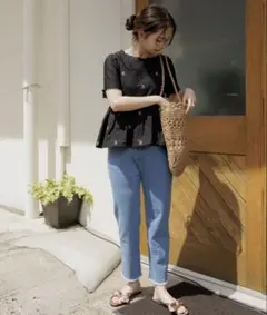 flowerステップフリンジパンツのサムネイル