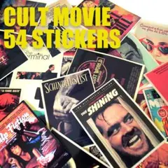 カルト映画 ステッカー 54枚セット PVC 防水 シール 洋画 海外 ムービーのサムネイル