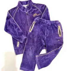 NIKE ナイキ ジャージ キッズ セットアップ ベロア 上下 90〜100cm