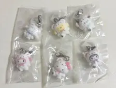 サンリオキャラクターズ　ふわふわスノー めじるしアクセサリー　コンプセット