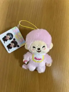 モンチッチ カラフルマスコット3 ペールピンク