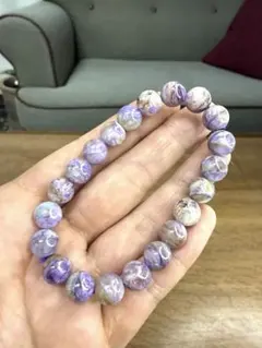 天然石✧優しい色合い✨チャロアイトブレスレット