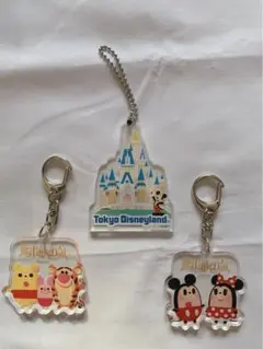ディズニー アクリルキーホルダーセット
