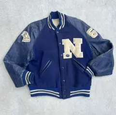 90s US古着○テネシー大学 中綿 カレッジ両面刺繍スタジャン メンズL レアL〜XL☆USA製90s】両面刺繍スタジャン ブルー メンズ