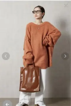 限定展開　深 Vネック シャギー ニット 2way カーディガン（前後2WAY）