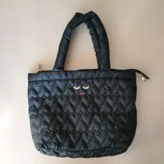 a-jolie キルティングトートバッグ ブラック