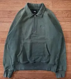 old stussy 2000年代 ハーフジップ プルオーバー スウェットのサムネイル