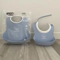 【未使用品】ベビービョルン フィーディングスタイセット パウダーブルー