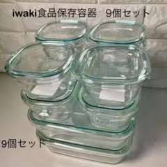９点セット iwaki イワキ 保存・調理容器 “パック＆レンジ” おしゃれ保存