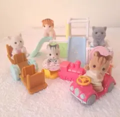 シルバニアファミリー 赤ちゃん5体　遊具セット　まとめ売り