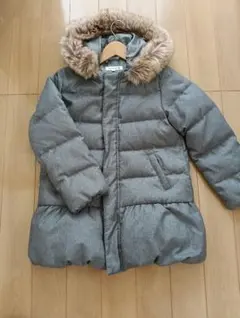GLOBAL WORK グレー ダウンコート