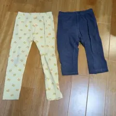 UNIQLO　110cm レギンス＆七分丈セット