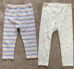 ズボン　レギンス　スパッツ　90cm セット