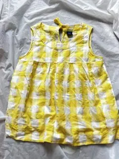 GapKids ノースリーブ チェック柄 トップス 140cmのサムネイル