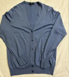 ★美品★ エクストラファインメリノVネックカーディガン（長袖）