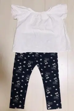 UNIQLO BABY ミッキー レギンス トップス セット 90cm