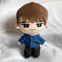 チルぬい BIG 服 チェックシャツ 青 すのチル