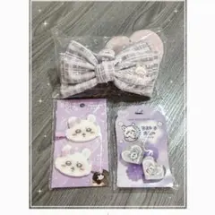 モモンガ ヘアピンヘアゴム髪留めセット