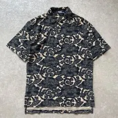 美品Polo Ralph Lauren USA製 和柄 ポロシャツ 花柄