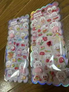 MOCO SHEEP キャラクターシール 2枚セット