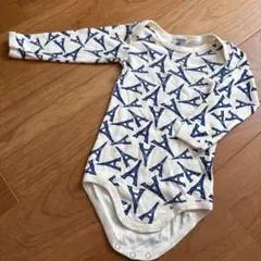 新品未使用　プチバトー　エッフェル塔　ロンパース