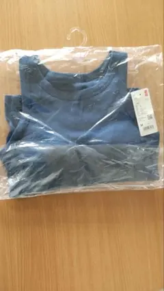 UNIQLO アメリカンスリーブ ブラトップ M Blue