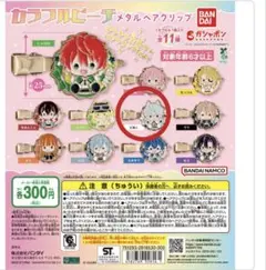 カラフルピーチ メタルヘアクリップ どぬく