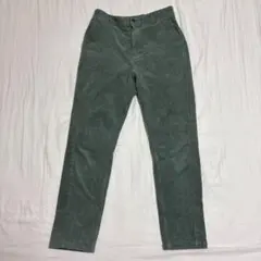 ビーミングバイビームス　グリーン コーデュロイ パンツ