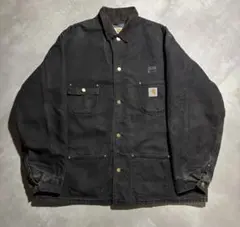 90s カーハート carhartt ミシガンチョアコート　星タグ　黒