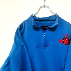 【レア】Disney スウェット　トレーナー　ミッキーハーフ　USA製　90s