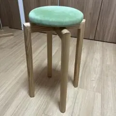 TAKUMI 匠工芸　緑色 円形スツール