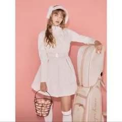 新品eimyistoiregolfエイミーゴルフダウンベストワンピジーフォア