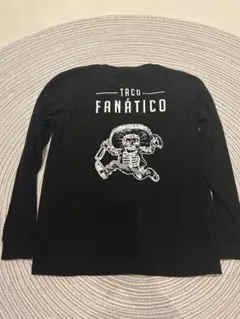 TACO FANÁTICO 長袖カットソー S ブラック　ユニセックス