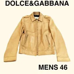 D&G ライダースジャケット 美品！ 2025年最新】D&G ／ Dolce＆Gabbana レディース レザー