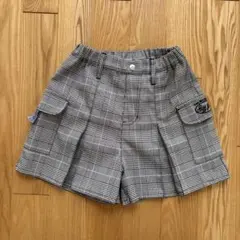 ALGY チェック柄ハーフパンツ XXSサイズ