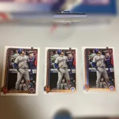 ファンソト　メッツ トレーディングカード 3枚セット　topps 2025