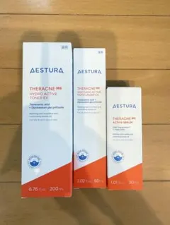 新品即納エストラ THERACNE 365 トナー・セラム・クリームセットのサムネイル