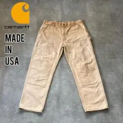 【USA製】Carhartt ダブルニー ペインターパンツ 38×30サイズ