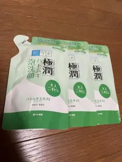 【肌ラボ】極潤 ハトムギ泡洗顔 つめかえ用 140ml×3個セット