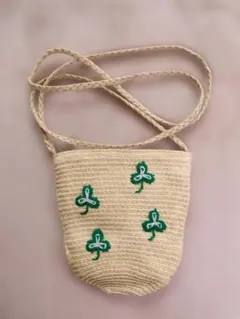 キッズ アプレレクール ポシェット クローバー刺繍のサムネイル
