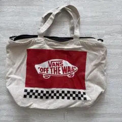 【美品】VANS チャック付きトートバック