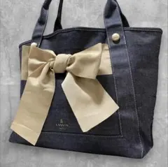 コットン♡キャンディ 様専用⭐️ランバンオンブルー　デニム　トートバッグ