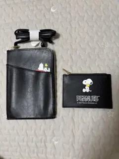 PEANUTS スヌーピー ポーチとカードケースセット