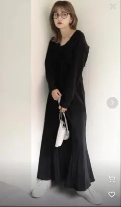 ナイスクラップ　マルチウェイ　ベロアセットワンピース