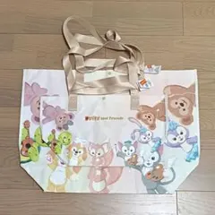 香港ディズニー　ダッフィー&フレンズ　エコバッグ　ショッパー　SとMの2枚組