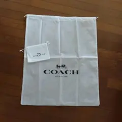 COACH ショッピングバッグ　不織布収納袋2枚セット